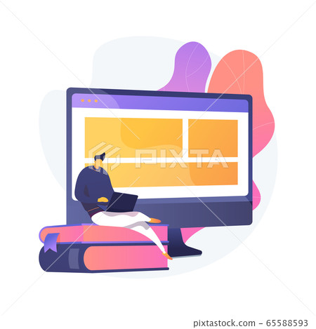 Web development courses vector concept metaphor - Stock Illustration ...