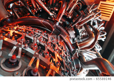 Gas turbine turbine installation in power plants Gas turbine turbine installation in power plants 65589146