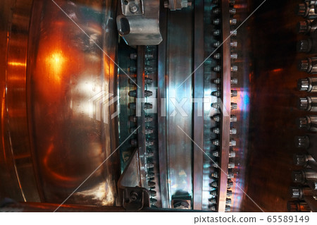 Structural elements of a gas turbine. Industrial, Structural elements of a gas turbine. Industrial, 65589149