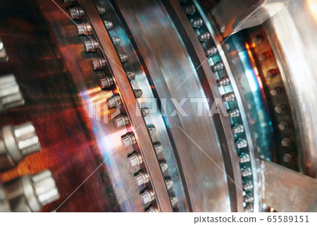 Structural elements of a gas turbine. Industrial, Structural elements of a gas turbine. Industrial, 65589151