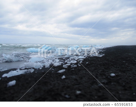 Iceland Ice beach diorama style Iceland Ice beach diorama style 65591653