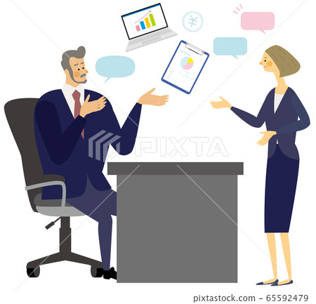 Office business person vector 65592479