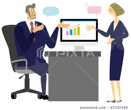 Office business person vector 65592480