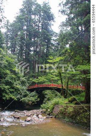 Yamagata Prefecture Summer Haguro Mountain Kamibashi Yamagata Prefecture Summer Haguro Mountain Kamibashi 65594444