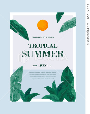 Summer tropical poster 01 Summer tropical poster 01 65597563