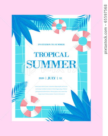 Summer tropical poster 01 Summer tropical poster 01 65597568