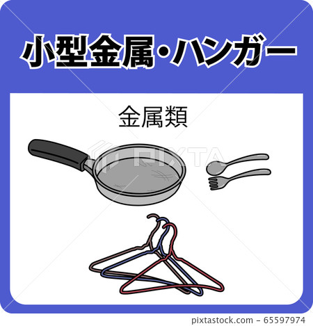 Recyclable garbage, small metals and hangers Recyclable garbage, small metals and hangers 65597974