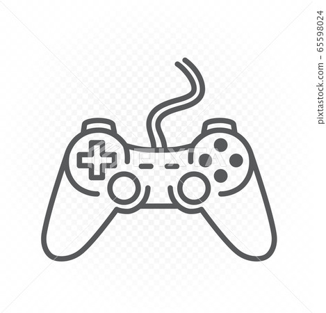 computer gamepad line icon computer gamepad line icon 65598024