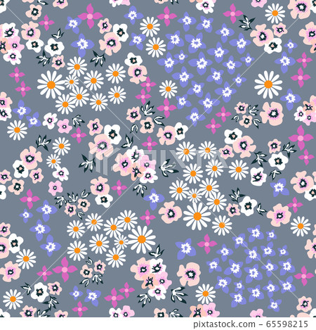 Seamless print with wild flowers. 65598215