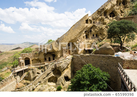 David Gareja, a rock-hewn Georgian Orthodox monastery David Gareja, a rock-hewn Georgian Orthodox monastery 65599398