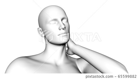 Neck pain - Stock Illustration [65599882] - PIXTA