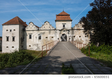 Famous ukranian ruined Svirzh Castle, Ukraine 65600031