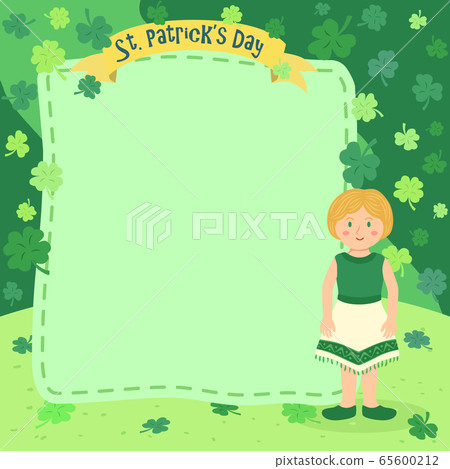 Saint Patrick Day Girl Notes 65600212