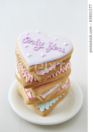 心糖霜餅乾情人節圖像 65601577