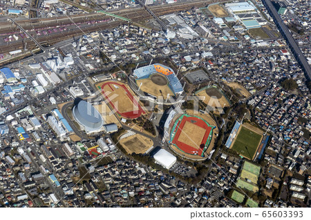 靜岡市草杉綜合運動場的鳥瞰圖 靜岡市草杉綜合運動場的鳥瞰圖 65603393