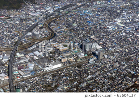 靜岡市草s站附近的鳥瞰圖 靜岡市草s站附近的鳥瞰圖 65604137