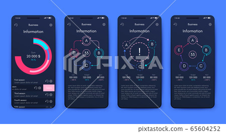 Modern infographic vector elements for business 65604252