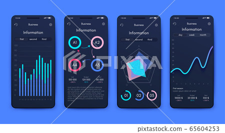 Modern infographic vector elements for business Modern infographic vector elements for business 65604253