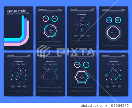Modern infographic vector elements for business Modern infographic vector elements for business 65604255
