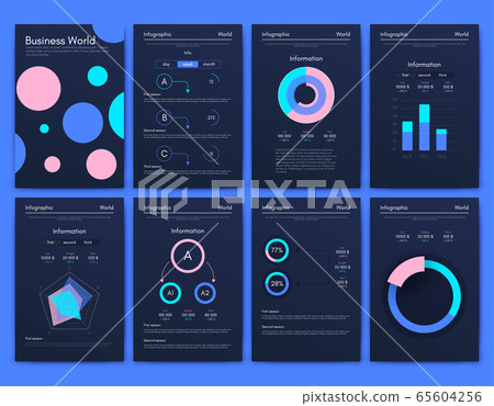 Modern infographic vector elements for business 65604256