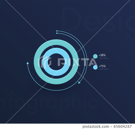 Vector graphic infographics. Template for creating Vector graphic infographics. Template for creating 65604287