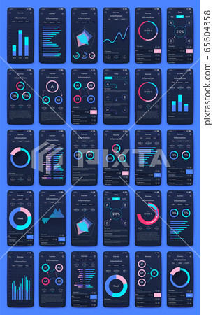 Modern infographic vector elements for business 65604358