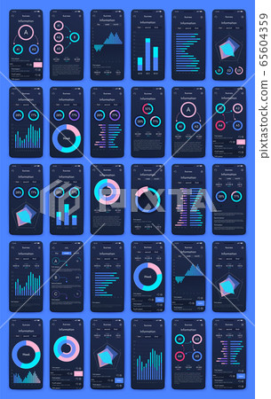 Modern infographic vector elements for business Modern infographic vector elements for business 65604359