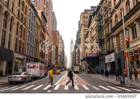 New York Cityscape of Lower Manhattan 65605087