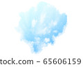 Abstract blue watercolor textuer on white background. 65606159
