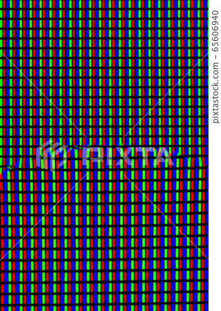 LCD pixel RGB pixel array, macro image 65606940