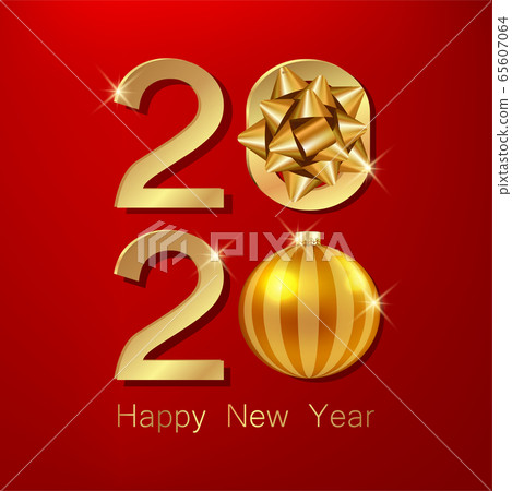 New years background in 2020 65607064