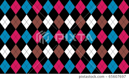 Seamless argyle pattern. Traditional diamond check print Seamless argyle pattern. Traditional diamond check print 65607697