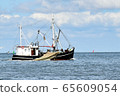 Fishing in the North Sea near Busum in North Frisia (Germany) 65609054