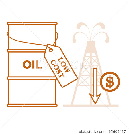 Oil Economic Crisis Drop prices falls down WTI 65609417