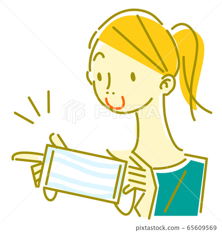 Women's natural fashionable mask 65609569