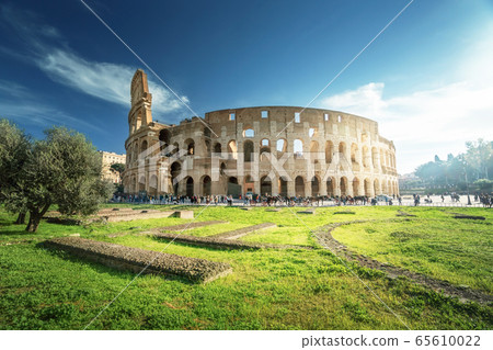 Colosseum in Rome, sunrise time, Italy 65610022