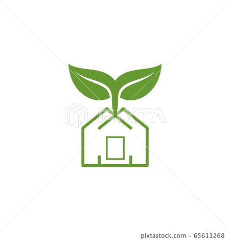 green house leaf agriculture logo and vector icon 65611268