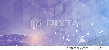 Abstract tech background. Futuristic technology 65612550