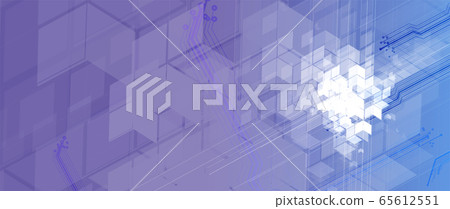 Abstract tech background. Futuristic technology 65612551