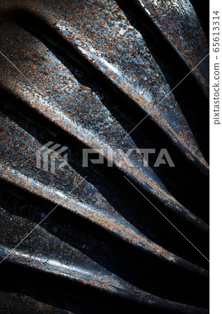 abstract detail of rusty metal pipe 65613314