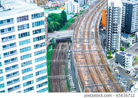 仙台市容（來自Aeru天文台）和新幹線 65616712