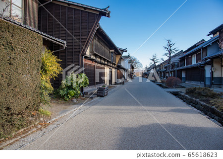 Nagano prefecture Tomi city Uminojuku streetscape 65618623