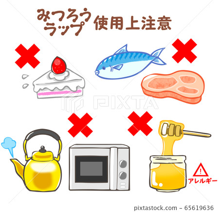 Be careful when using beeswax wrap 65619636