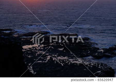 Fukaura Sunset-Senjojiki, Aomori Prefecture 65620947