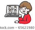 Remote work_female conversation 65621980