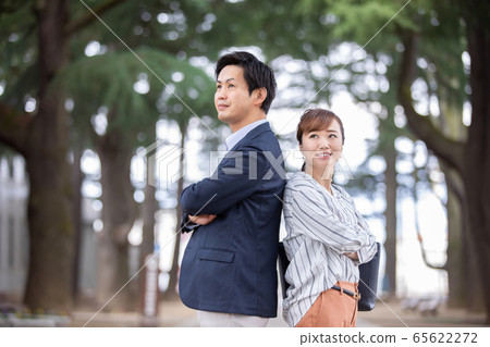 Casual business employee Casual business employee 65622272