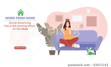 Working from home, The people working at home to Working from home, The people working at home to 65623142