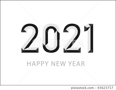 Happy New Year 2021 logo text design. Cover of... - Stock Illustration  [65623717] - PIXTA