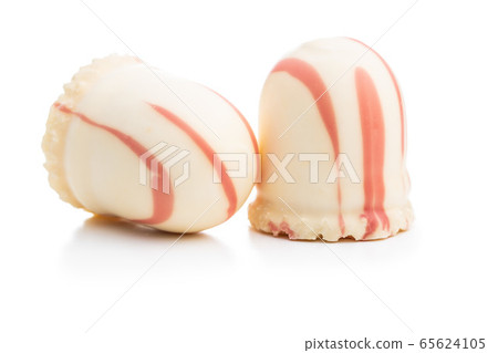 Sweet foam dessert. Marshmallow covered with 65624105