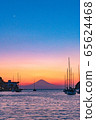 Mt. Fuji evening view from the sea (Kanagawa Miura Peninsula) 65624468